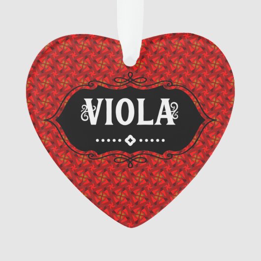 Viola Emblem Ornament (Vorderseite)