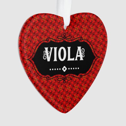 Viola Emblem Ornament (Vorderseite)