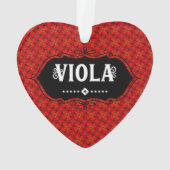 Viola Emblem Ornament (Rückseite)