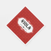 Viola Emblem Serviette (Ecke)