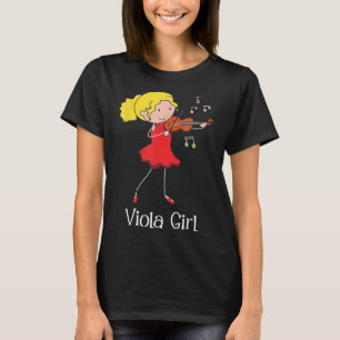 Viola Girl - Violist Symphony Band Jazz Music Lieb T-Shirt