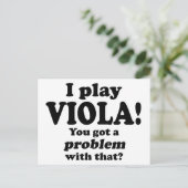 Viola got ein Problem damit, Postkarte (Stehend Vorderseite)