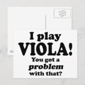 Viola got ein Problem damit, Postkarte (Vorne/Hinten)