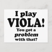 Viola got ein Problem damit, Postkarte (Vorderseite)