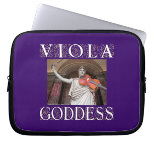 Viola-Göttin Laptopschutzhülle