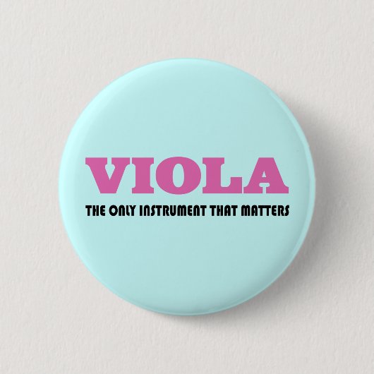 Viola-Haltungs-Musik-Geschenk Button (Vorderseite)