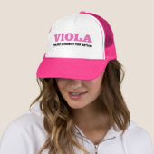 Viola-Haltungs-Musik-Geschenk Truckerkappe (Beispiel)