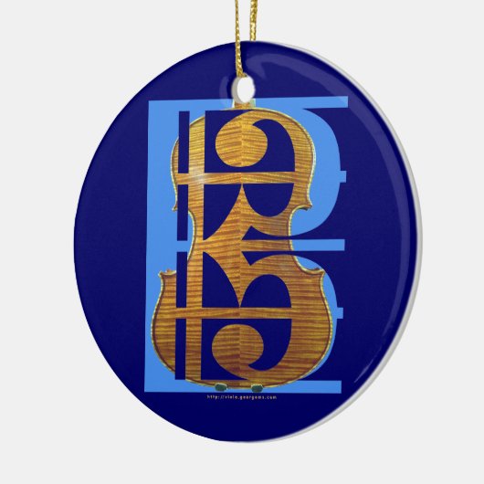 Viola in AltClef Keramikornament (Links)