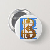 Viola in Alto Clef Button (Vorne & Hinten)