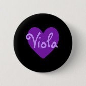 Viola in Lila Button (Vorderseite)