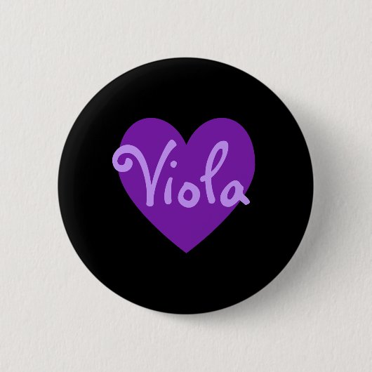 Viola in Lila Button (Vorderseite)