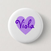 Viola in Lila Button (Vorderseite)