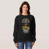 Viola Instrument Music Notes Player Lesson Beginne Sweatshirt (Vorne ganz)