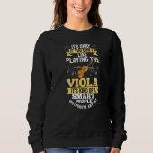 Viola Instrument Music Notes Player Lesson Beginne Sweatshirt (Vorderseite)