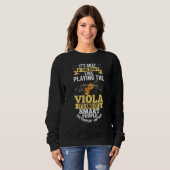 Viola Instrument Music Notes Player Lesson Beginne Sweatshirt (Vorne ganz)