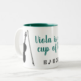 Viola ist die Tasse meines Tees (grün)
