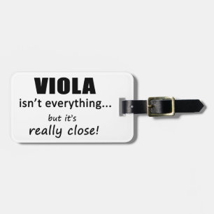 Viola ist nicht alles gepäckanhänger