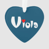 Viola Kleines Herz Ornament (Rückseite)