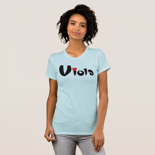 Viola Kleines Herz T-Shirt (Vorne ganz)