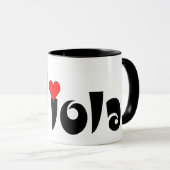 Viola Kleines Herz Tasse (VorderseiteRechts)