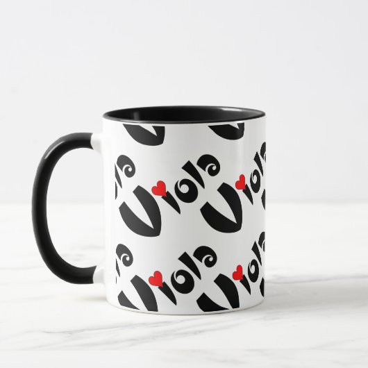 Viola Kleines Herz Tasse (Links)