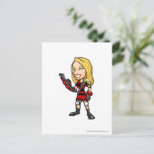 Viola Krawk Island Staff Player Postkarte (Stehend Vorderseite)