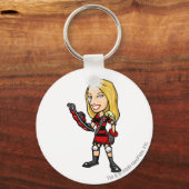 Viola Krawk Island Staff Player Schlüsselanhänger (Vorderseite)