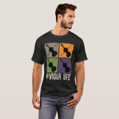 Viola Life Violist Music T-Shirt (Vorne ganz)