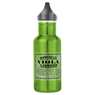Viola Lizenz Edelstahlflasche