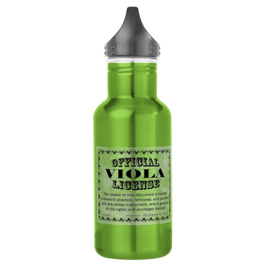 Viola Lizenz Edelstahlflasche (Links)
