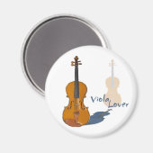 Viola Lover Magnet (Vorderseite/Rückseite)