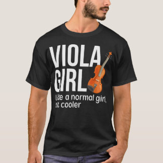 Viola Mädchen Definition Viola Spieler Bratschist  T-Shirt