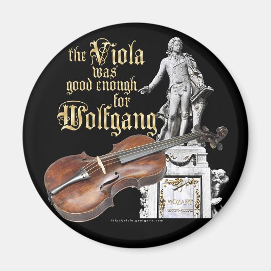 Viola & Mozart Magnet (Vorne)
