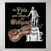 Viola & Mozart Poster (Vorne)