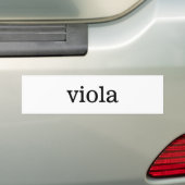 Viola Music Autoaufkleber (Auf Auto)