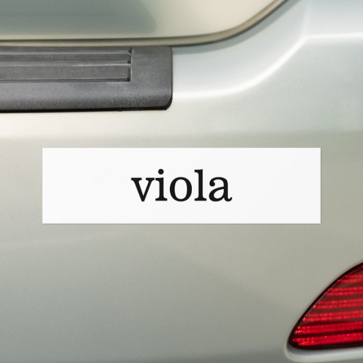 Viola Music Autoaufkleber (Auf Auto)