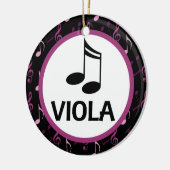 Viola-Musik-Weihnachtsorchester-Verzierung Keramikornament (Links)