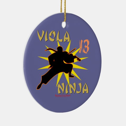 Viola Ninja Keramikornament (Rechts)