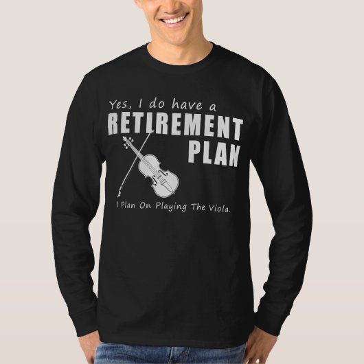 Viola-nt-Rentenmelodies: Funny T - Shirt Design (Vorderseite)