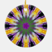 Viola-Ornament Keramik Ornament (Hinten)