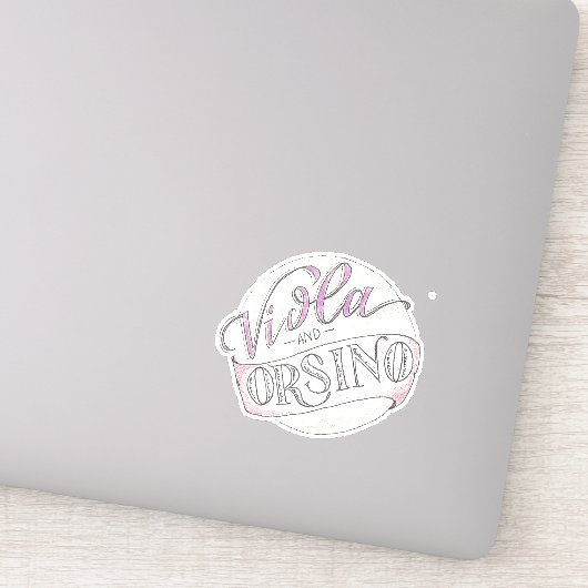 Viola + Orsino Aufkleber (Detail)