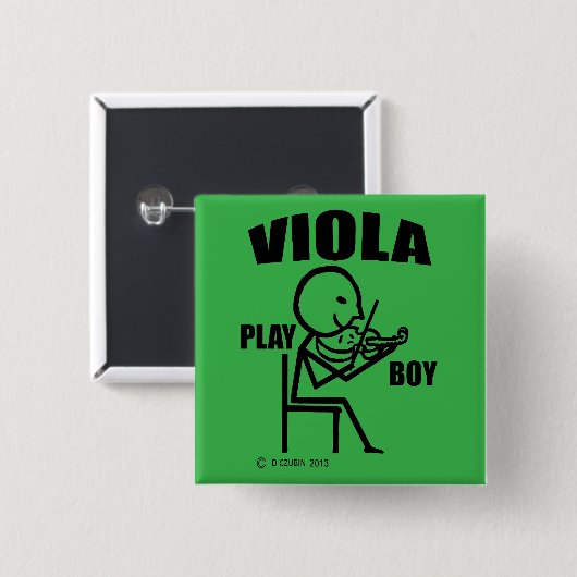Viola Play Boy Button (Vorne & Hinten)