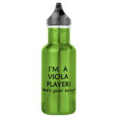 Viola Player Entschuldigung Edelstahlflasche (Rechts)
