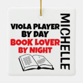 Viola Player Lieben lesen CUSTOM Keramikornament (Rückseite)