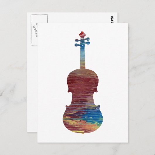 Viola Postkarte (Vorne/Hinten)