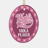 Viola-Spieler-Geschenk für sie Keramik Ornament (Rechts)