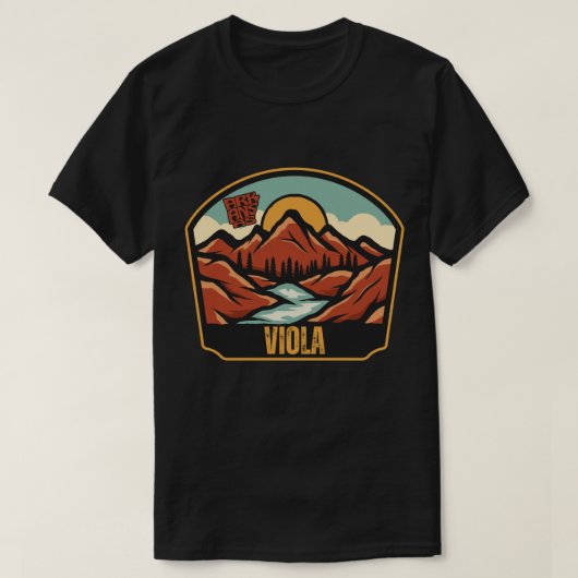Viola, T - Shirt Arkansas (Design vorne)