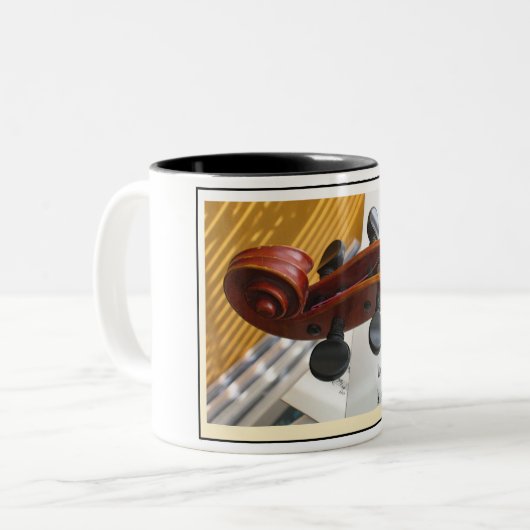 Viola-Tasse Zweifarbige Tasse (Vorderseite Links)