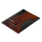 Viola Teacher Music Office Simple Modern Notizblock (Linke Seite)