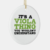Viola Thing Keramik Ornament (Rechts)